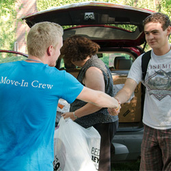 Move-in at Nazareth College