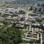York University campus aerial view